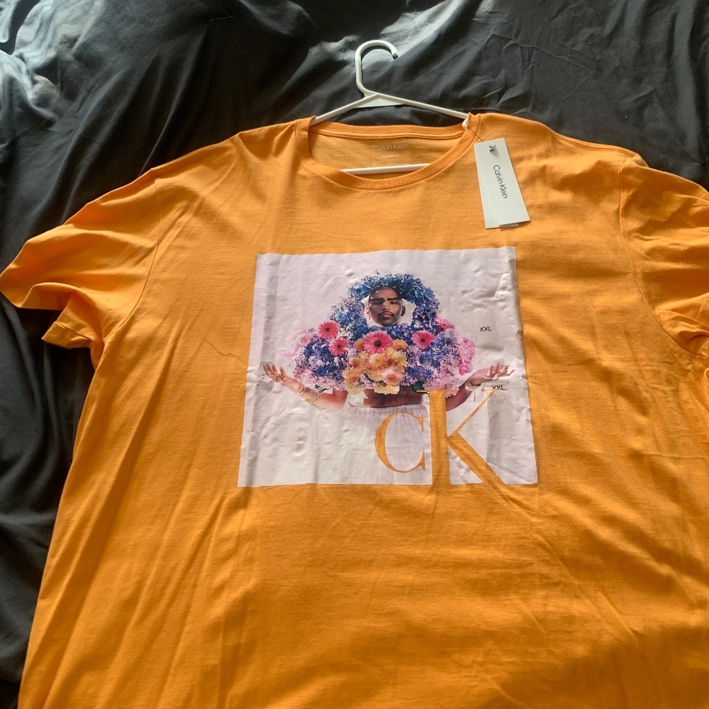 Calvin Klein gay pride t shirt